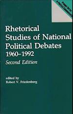 Rhetorical Studies of National Political Debates