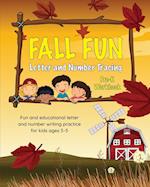 Fall Fun Letter and Number Tracing