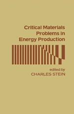 Critical Materials Problems In Energy Production