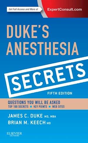 Duke's Anesthesia Secrets E-Book