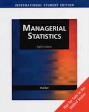 Managerial Statistics, International Edition (with CD-ROM)