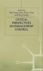 Critical Perspectives in Management Control