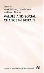 Values and Social Change in Britain