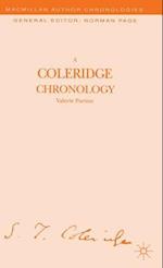 A Coleridge Chronology
