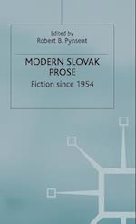 Modern Slovak Prose