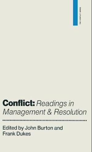 Conflict: Readings in Management and Resolution