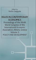 Issues in Contemporary Economics