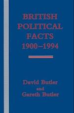 British Political Facts 1900–1994