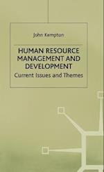 Human Resource Management and Development