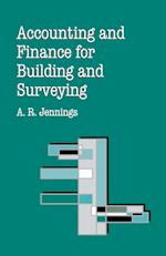 Accounting and Finance for Building and Surveying