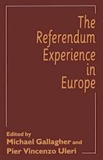 The Referendum Experience in Europe