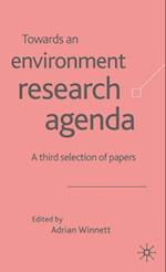 Towards an Environment Research Agenda