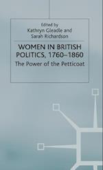 Women in British Politics, 1760-1860