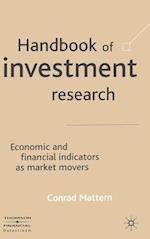 Handbook of Investment Research