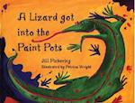 A Lizard Got into the Paint Pots
