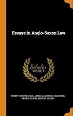 Essays in Anglo-Saxon Law