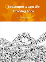 SeaScapes & Sea Life Coloring Book 