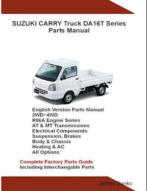 Suzuki Carry Truck Da16t Series Parts Manual