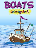 Boats Coloring Book