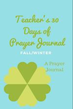 Teacher's 30 Day Prayer Journal