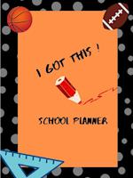 High School Planner (Football and Basketball Theme)