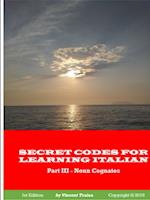 Secret Codes for Learning Italian, Part III - Noun Cognates