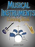 Musical Instruments Coloring Book 