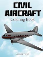 Civil Aircraft Coloriong Book 