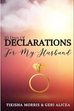 30 Days of DECLARATIONS for My Husband 