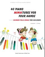 40 PIANO MINIATURES FOR FOUR HANDS 