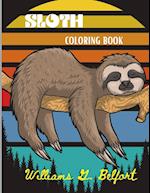 Sloth Coloring Book