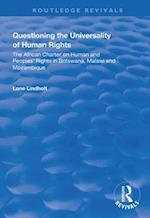 Questioning the Universality of Human Rights