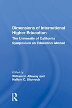 Dimensions Of International Higher Education