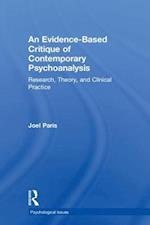 An Evidence-Based Critique of Contemporary Psychoanalysis