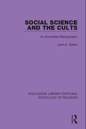 Social Science and the Cults