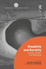 Disability and Rurality