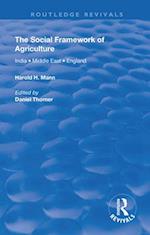 The Social Framework of Agriculture