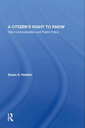 A Citizen's Right To Know
