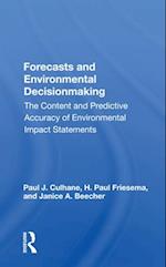 Forecasts And Environmental Decision Making
