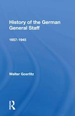History of the German General Staff
