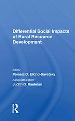 Differential Social Impacts Of Rural Resource Development