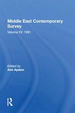 Middle East Contemporary Survey, Volume Xv: 1991