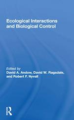 Ecological Interactions And Biological Control