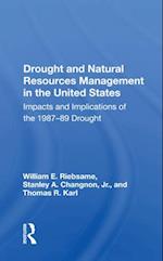 Drought And Natural Resources Management In The United States