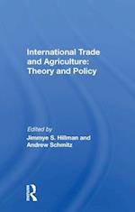 International Trade And Agriculture: Theory And Policy