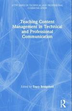 Teaching Content Management in Technical and Professional Communication