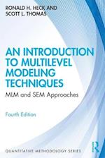 An Introduction to Multilevel Modeling Techniques