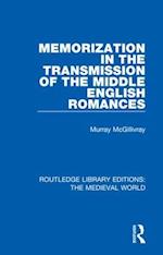 Memorization in the Transmission of the Middle English Romances