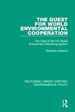 The Quest for World Environmental Cooperation