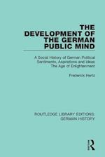 The Development of the German Public Mind